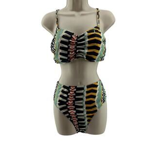 Freya Bassline High Waist Bikini Bottom Swimwear Womens Size Medium